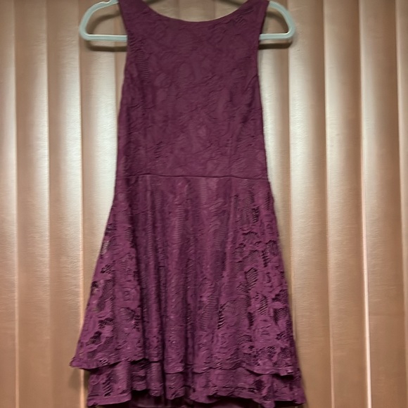 NWT Speechless Lace Double Skirt Fit Flare Dress Sz 11 - Picture 5 of 17